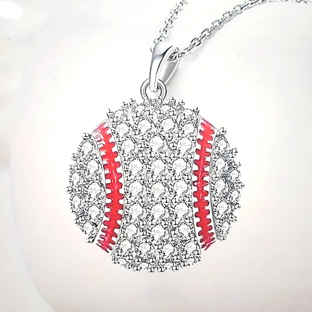 ⚾️ Baseball ⚾️ Rhinestone necklace